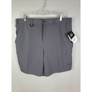 Drake Lake Shore Performance Short Size 36 Gray NWT $55 Fishing Outdoors